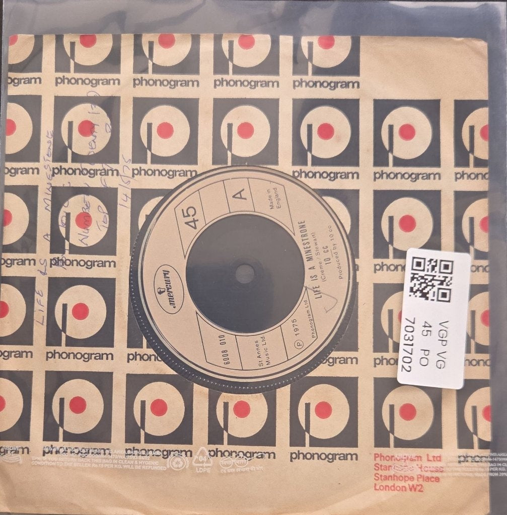 10cc - Life is a Minestrone (45-RPM)