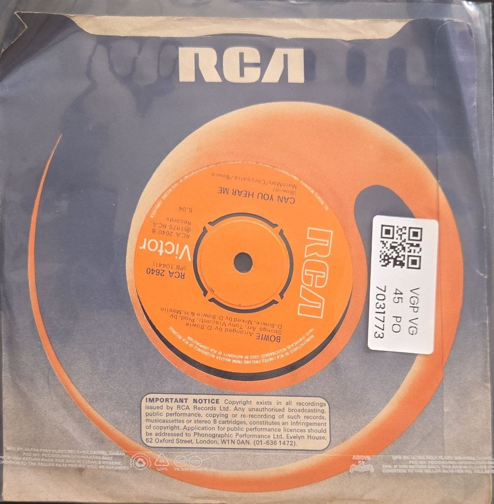 David Bowie - Golden Years / Can You Hear Me (45-RPM)