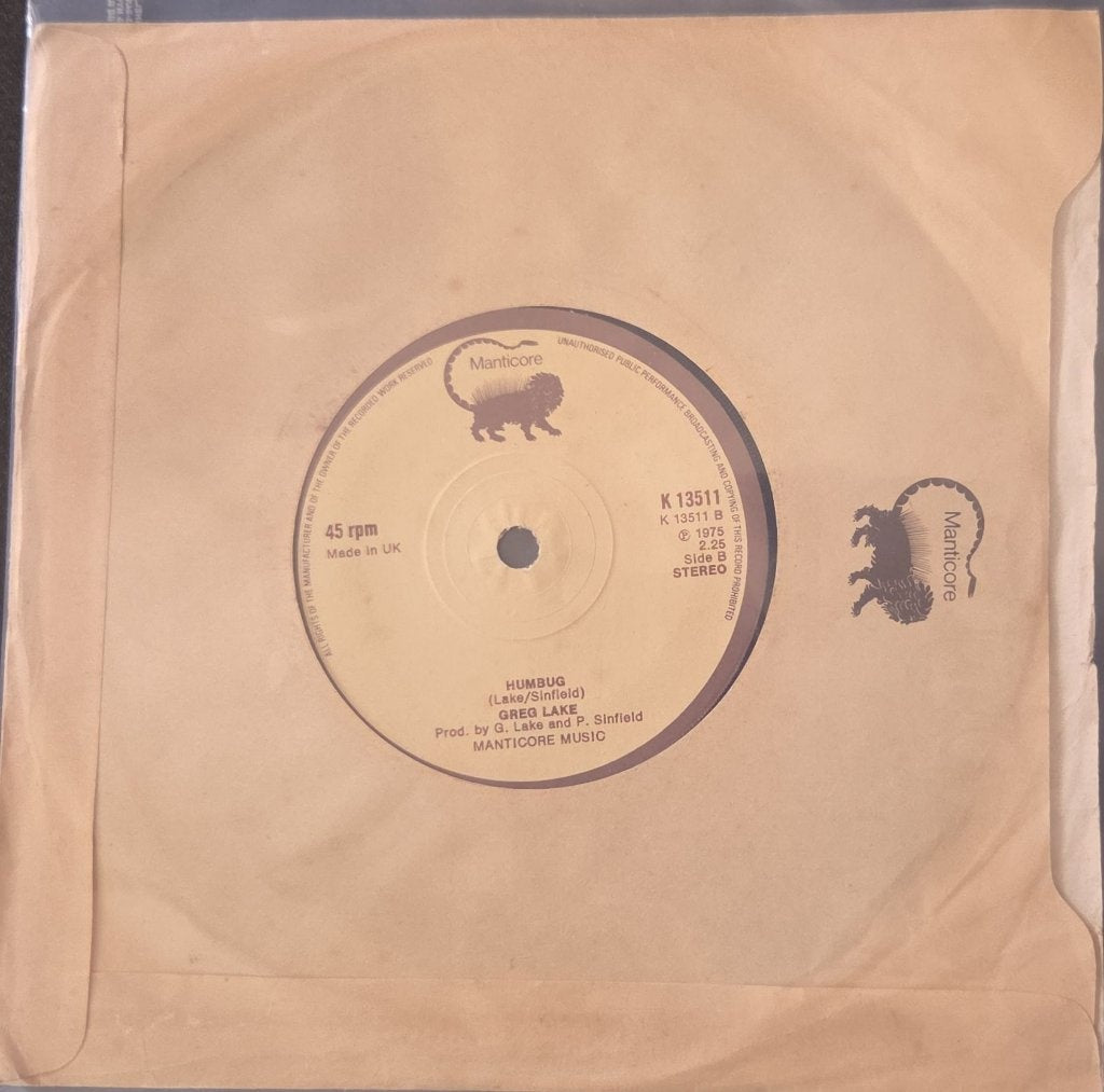 Greg Lake - I Believe in Father Christmas (45-RPM)