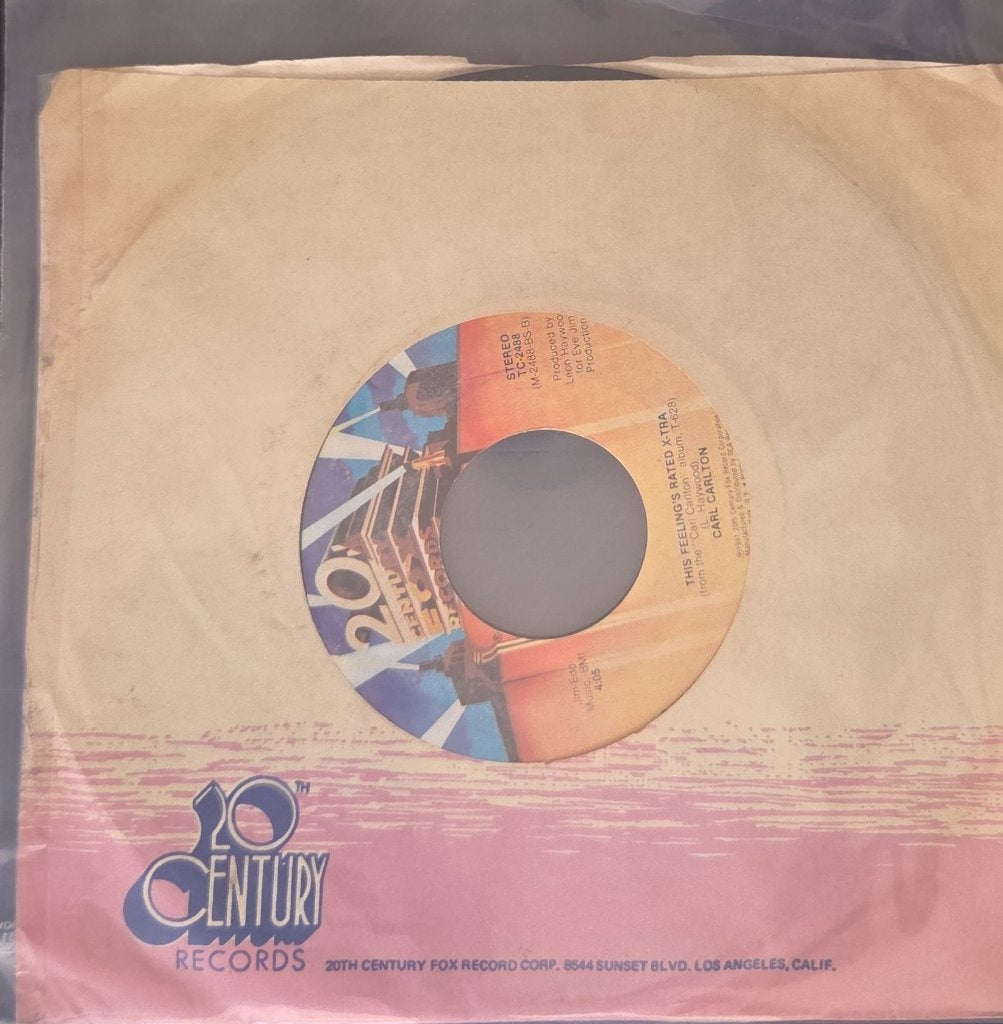 Carl Carlton - This Feeling's Rated X-Tra / She's A Bad Mama Jama (She's Built, She's Stacked) (45-RPM)