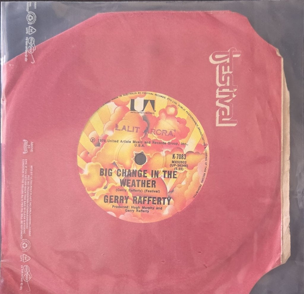 Gerry Rafferty - Big Change In The Weather / Baker Street (45-RPM)