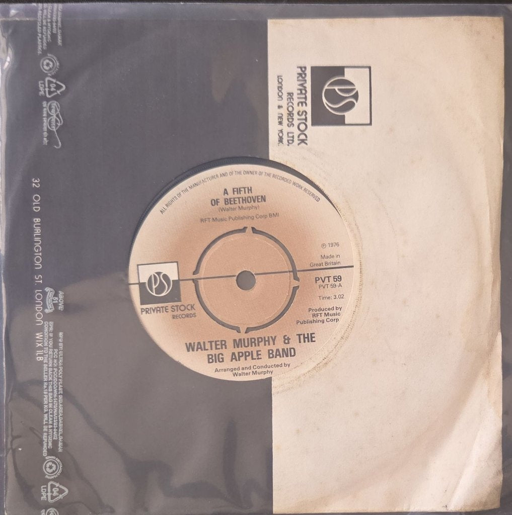 Walter Murphy & The Big Apple Band - A Fifth of Beethoven / California Strut (45-RPM)