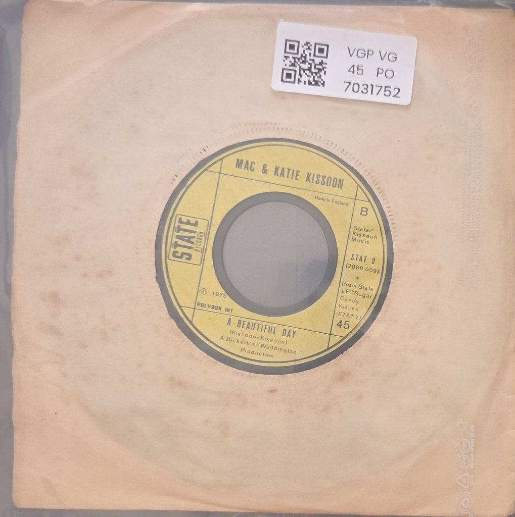 Mac & Katie Kissoon - Like A Butterfly / A Beautiful Day (45-RPM)