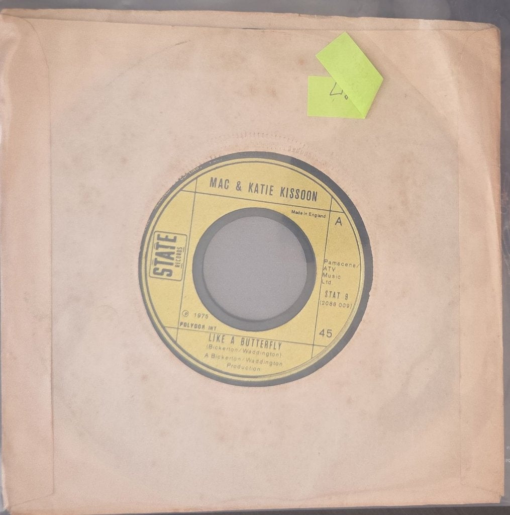 Mac & Katie Kissoon - Like A Butterfly / A Beautiful Day (45-RPM)