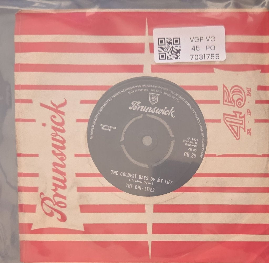 The Chi-Lites - It's Time for Love / The Coldest Days of My Life (45-RPM)