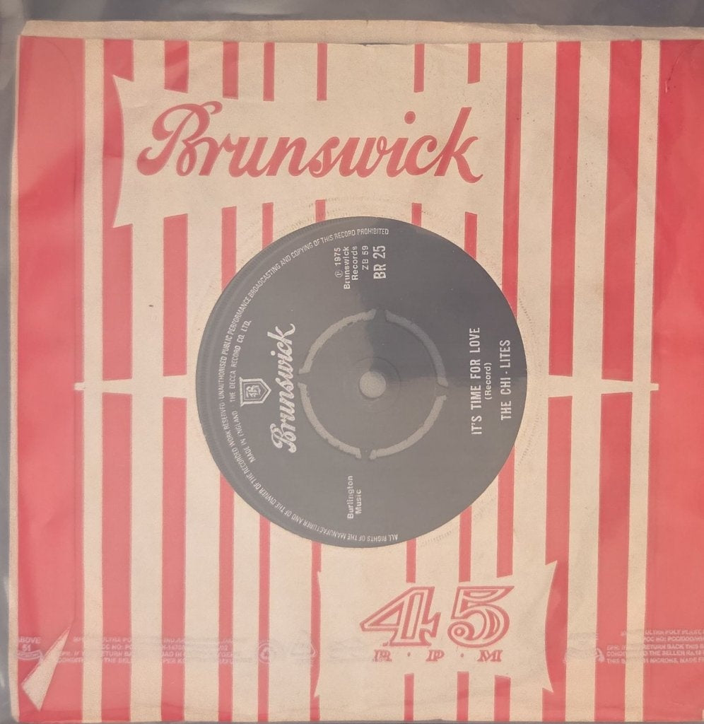 The Chi-Lites - It's Time for Love / The Coldest Days of My Life (45-RPM)