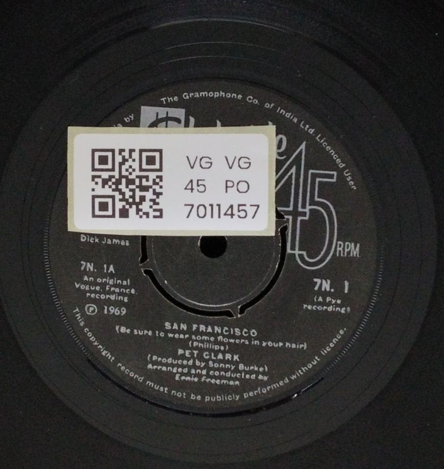 Pet Clark - On the Path of Glory / San Francisco (45-RPM)