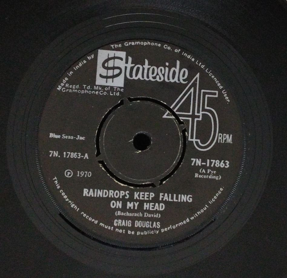 Craig Douglas - Raindrops Keep Falling On My Head (45-RPM)