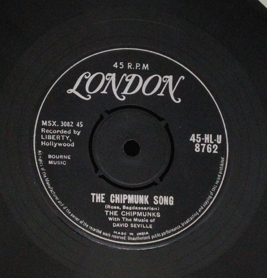 The Chipmunks - The Chipmunk Song (45-RPM)