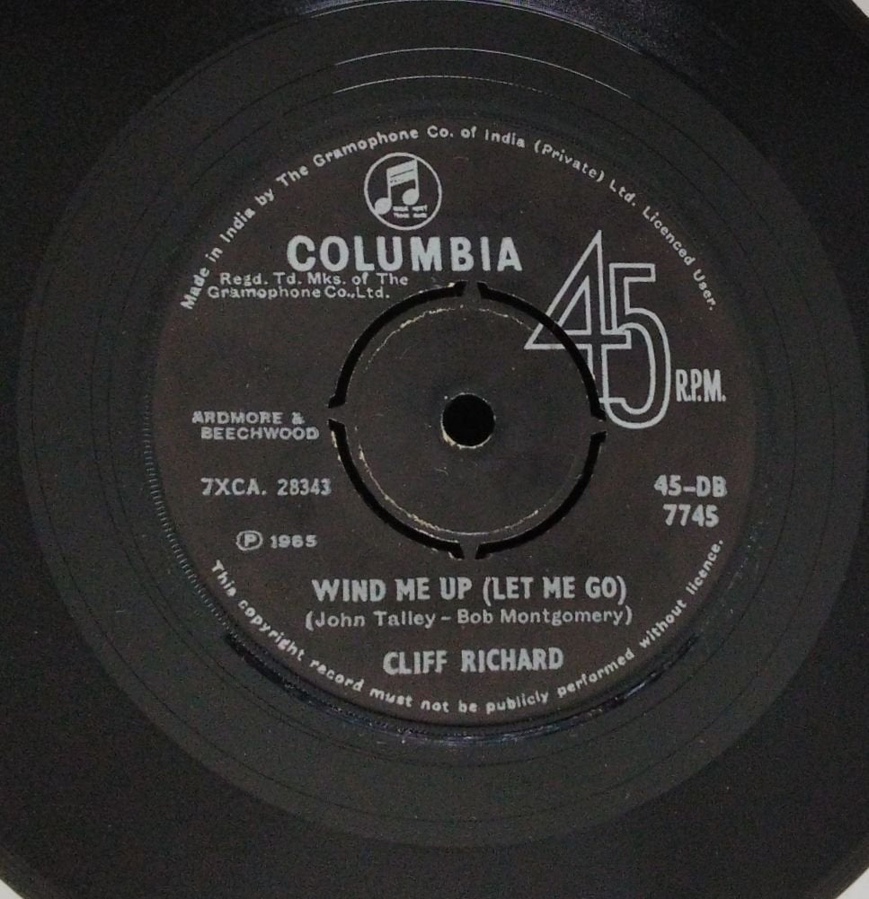 Cliff Richard - Wind Me Up (Let Me Go) / The Night (45-RPM)