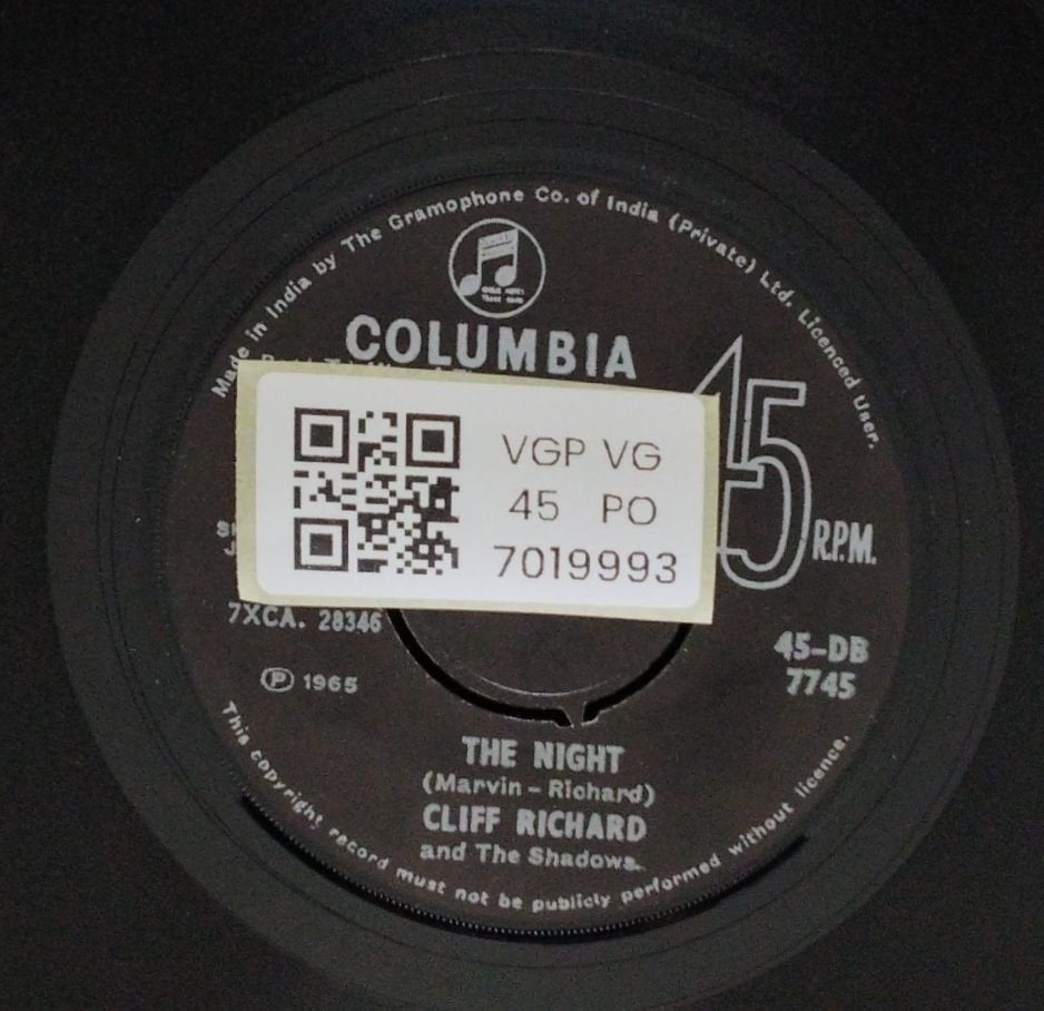 Cliff Richard - Wind Me Up (Let Me Go) / The Night (45-RPM)
