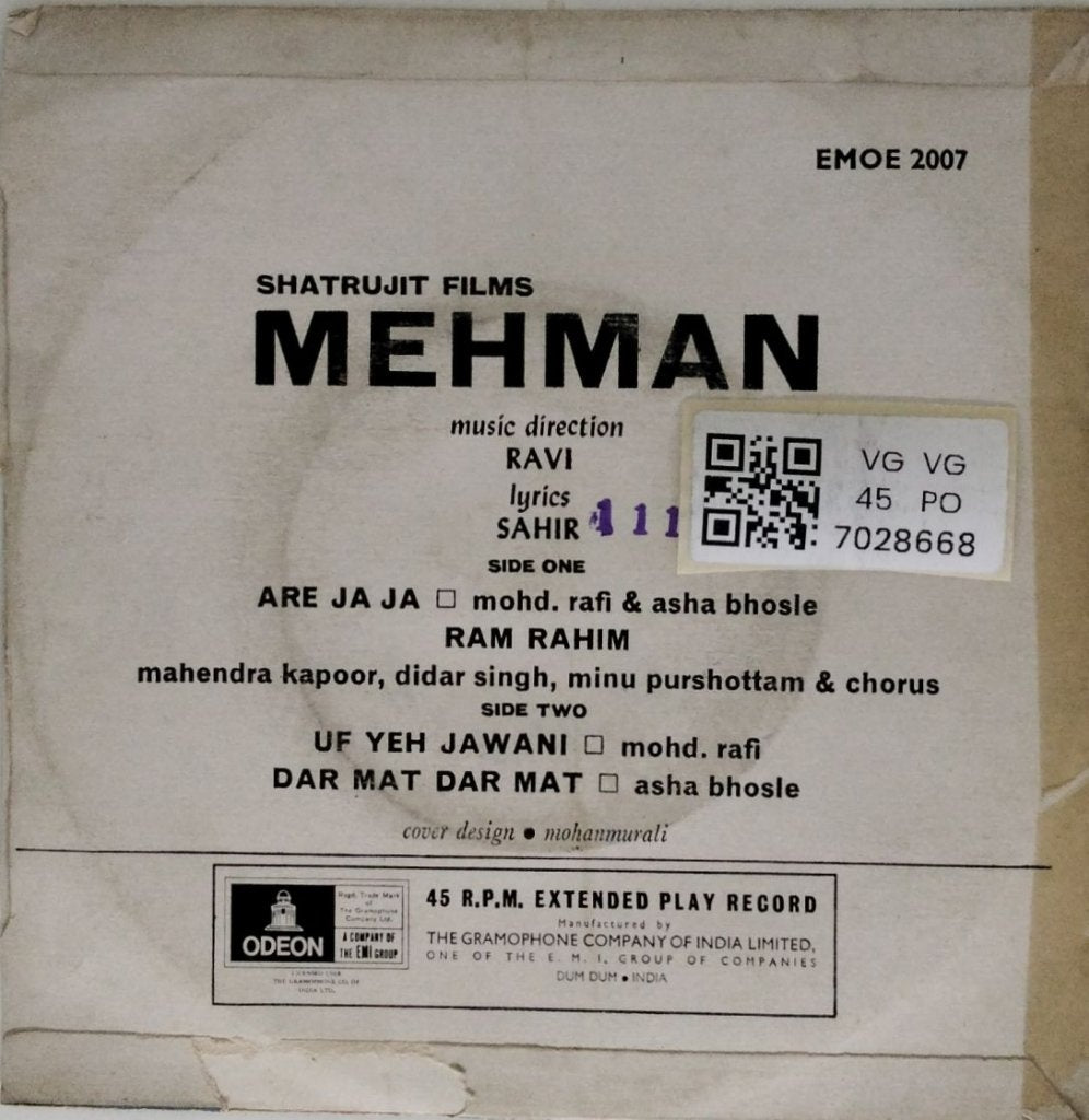 Ravi - Mehman (45-RPM)