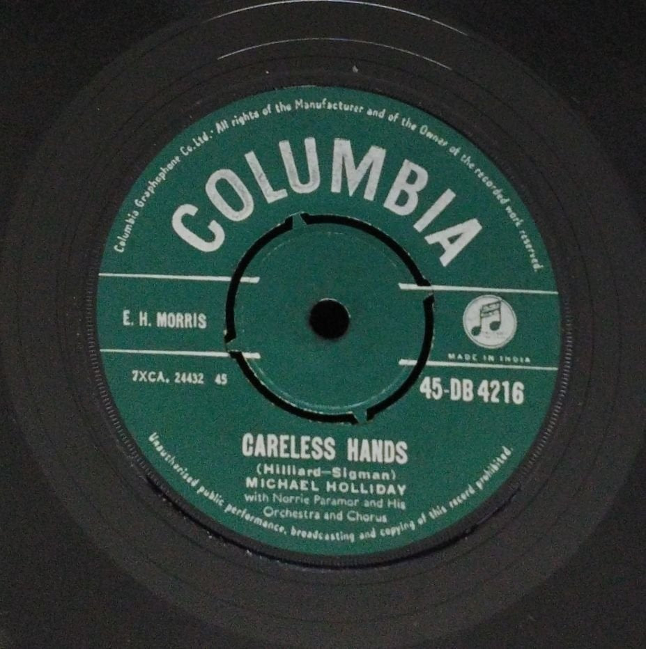 Michael Holliday - Careless Hands / My Heart Is an Open Book (45-RPM)