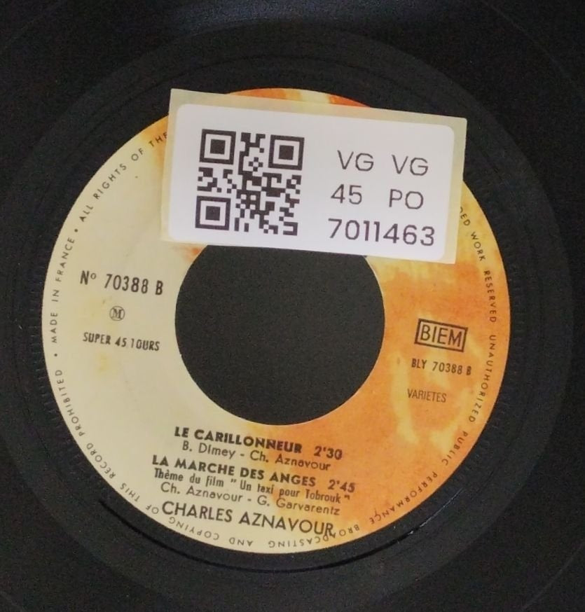 Charles Aznavour - Il Faut Savoir (45-RPM)