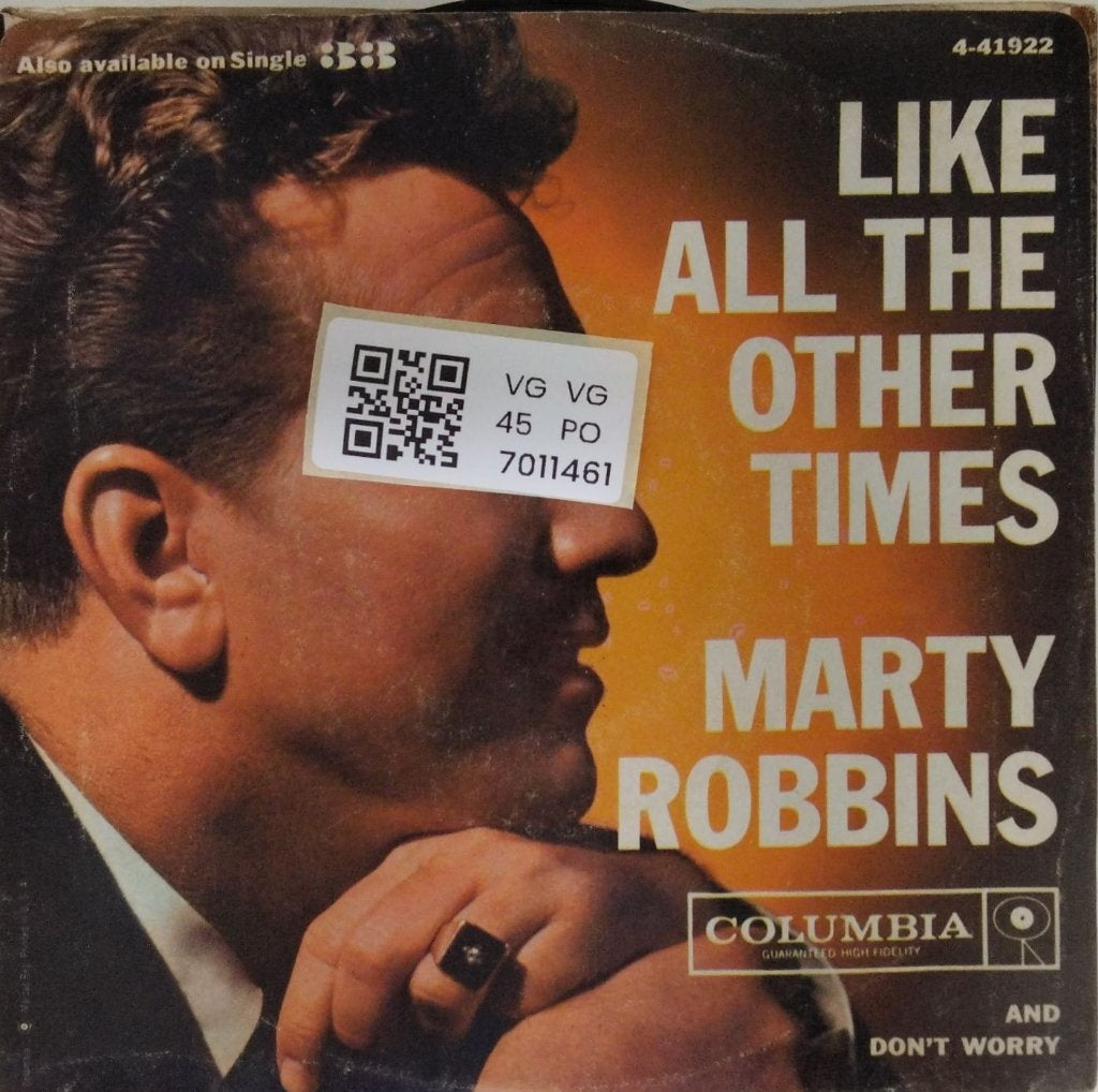 Marty Robbins - Don't Worry / Like All the Other Times (45-RPM)