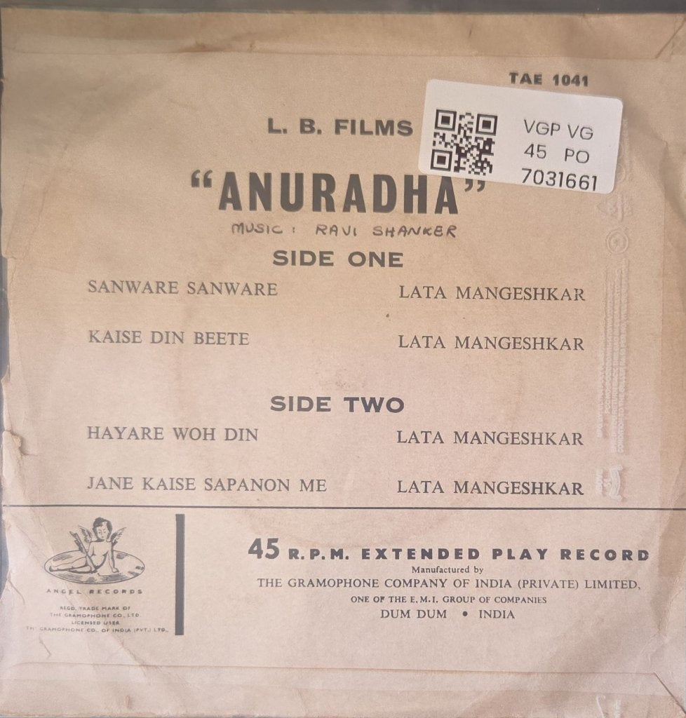 Ravi Shanker - Anuradha (45-RPM)