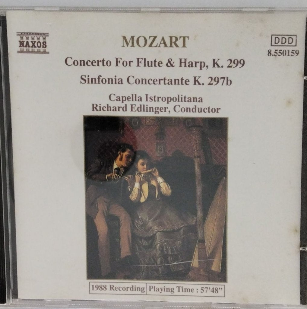 Mozart - Concerto For Flute & Harp, K. 299 / Sinfonia Concertante K. 297b (CD)