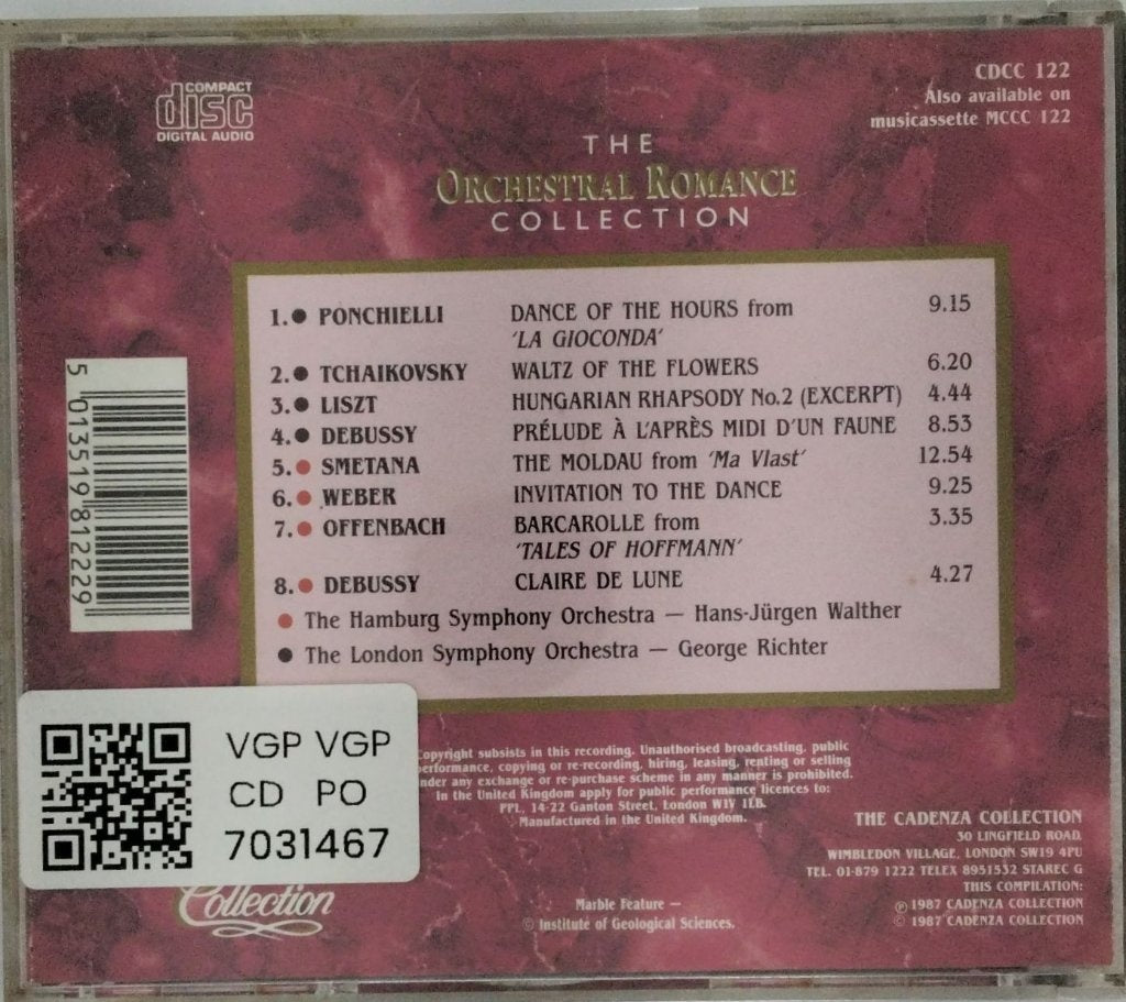 The London Symphony Orchestra, The Hamburg Symphony Orchestra - The Orchestral Romance Collection (CD)
