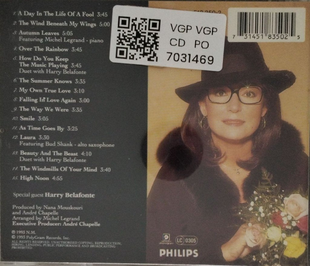 Nana Mouskouri - Hollywood Great Songs from the Movies (CD)
