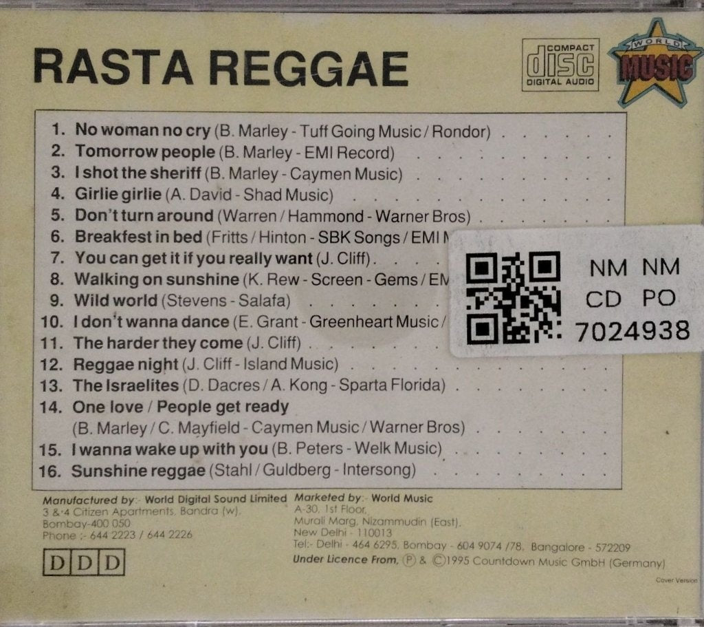 Various - Rasta Reggae (CD)