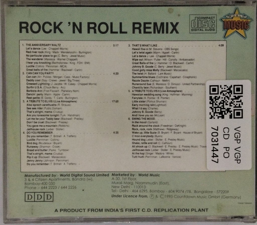 Various - Rock 'N Roll Remix (CD)