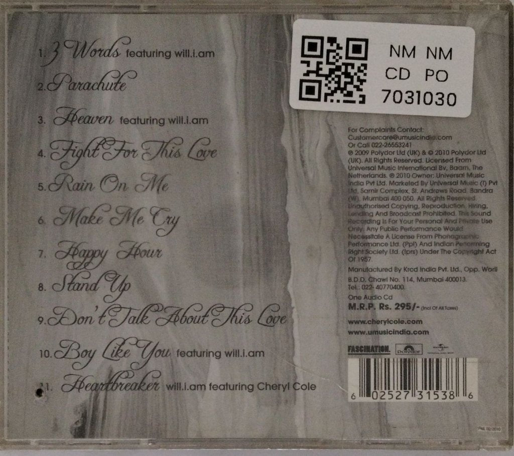 Cheryl Cole - 3 Words (CD)