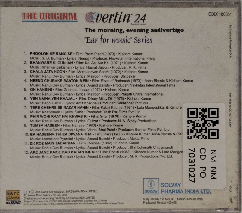 Kishore Kumar - The Original (CD)