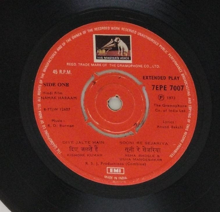 R. D. Burman - Namak Haraam (45-RPM)