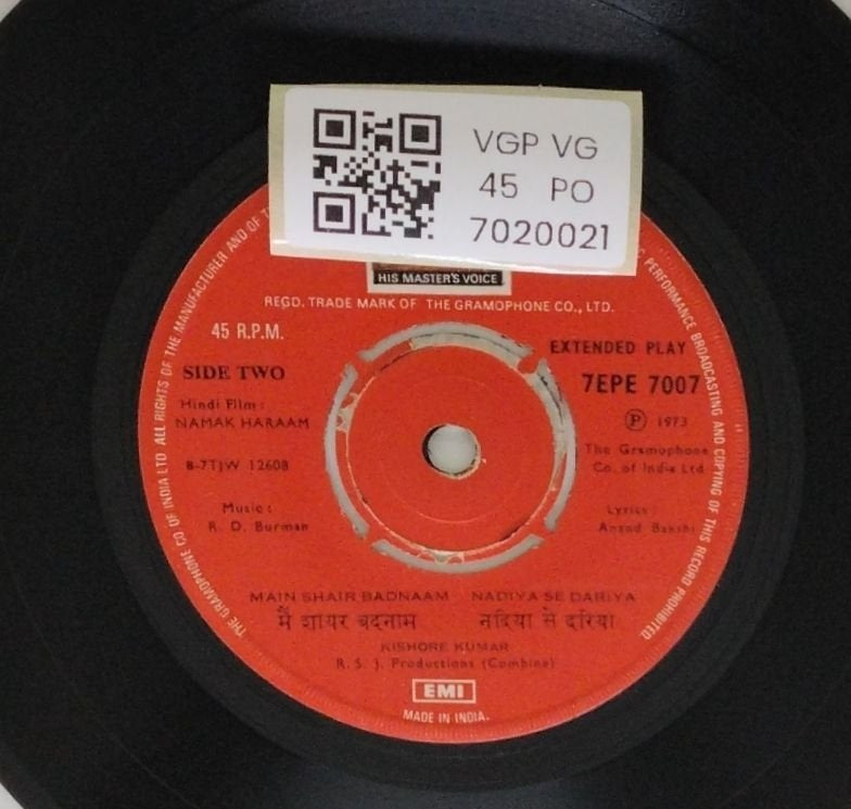 R. D. Burman - Namak Haraam (45-RPM)