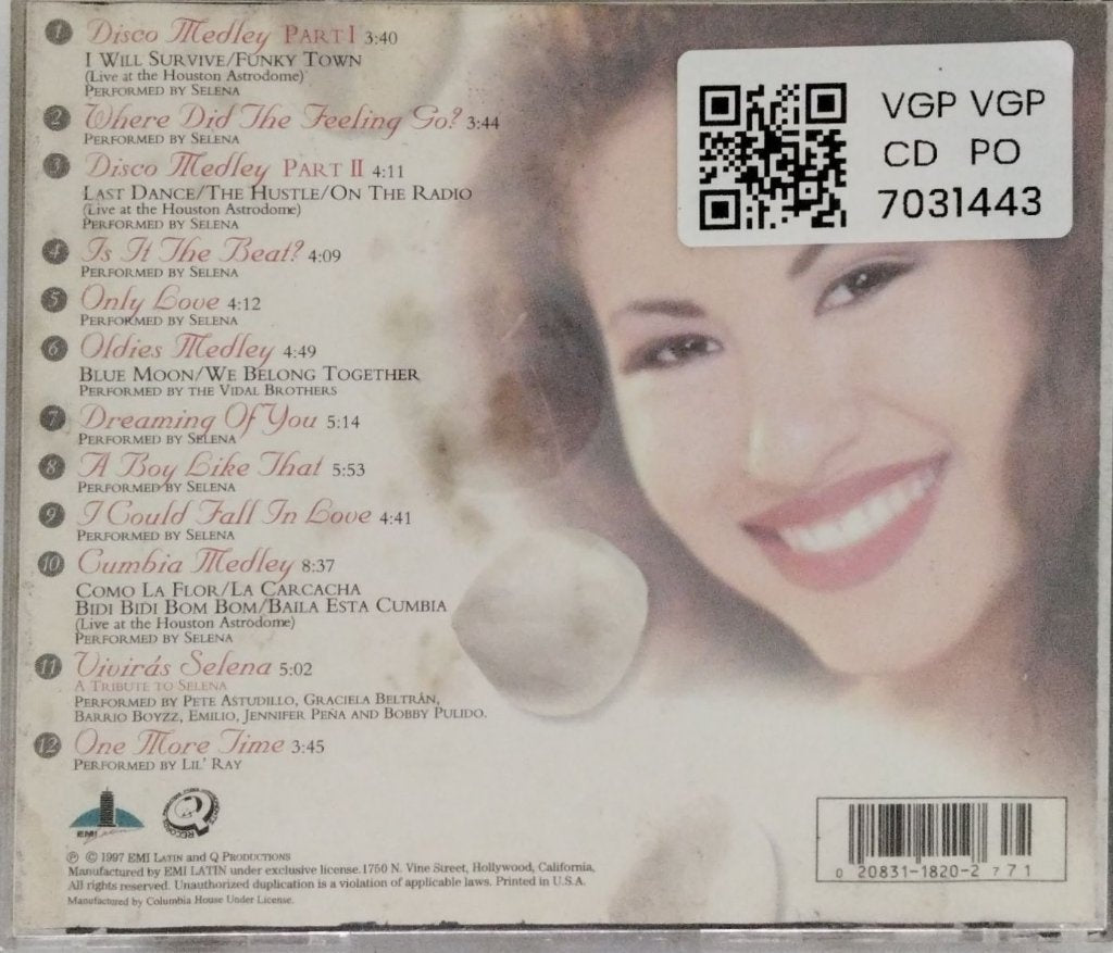 Selena - The Original Motion Picture Soundtrack (CD)