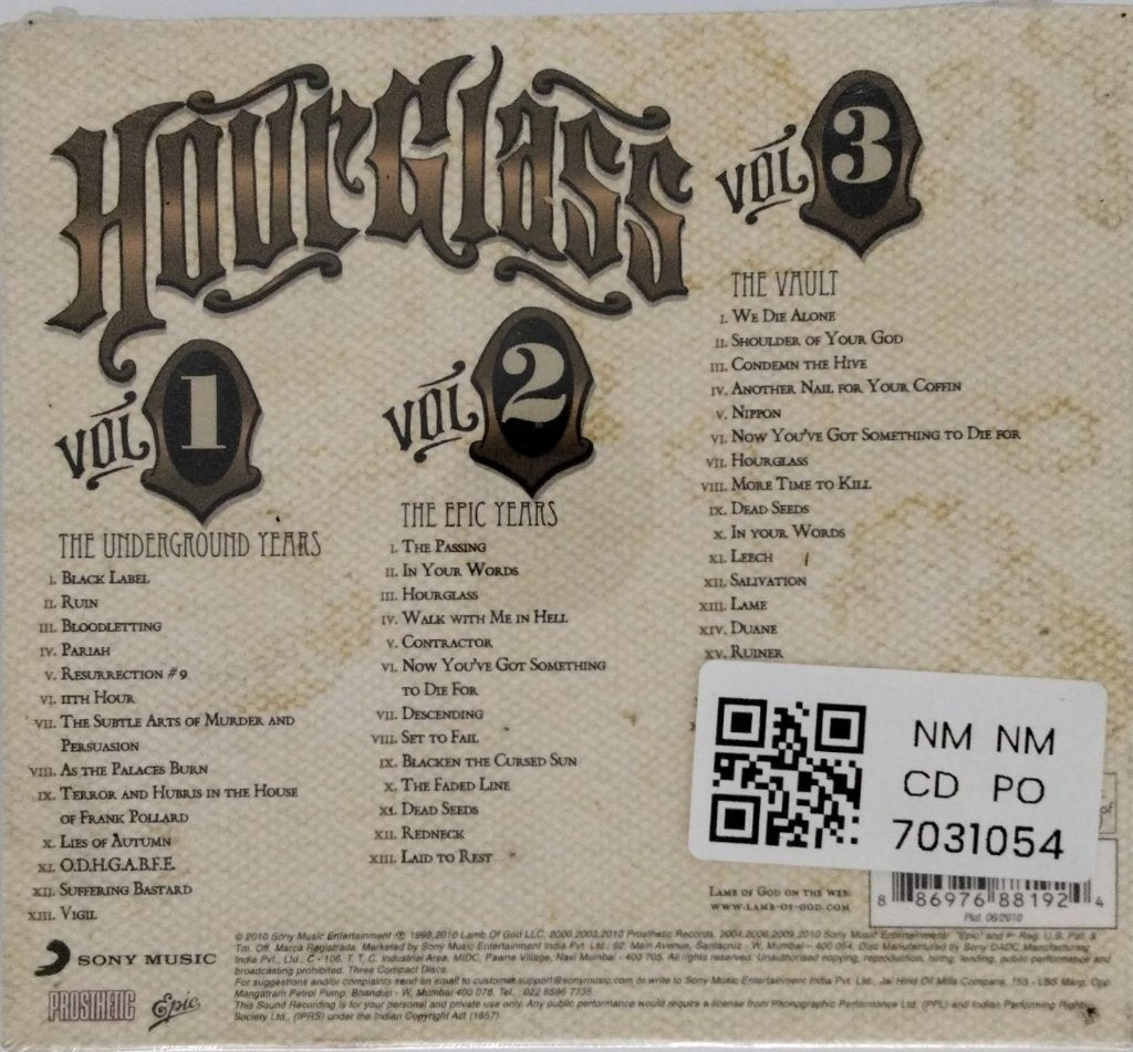 Lamb of God - Hourglass (CD) (3)