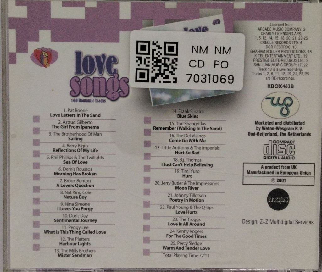 Various - Love Songs (CD)