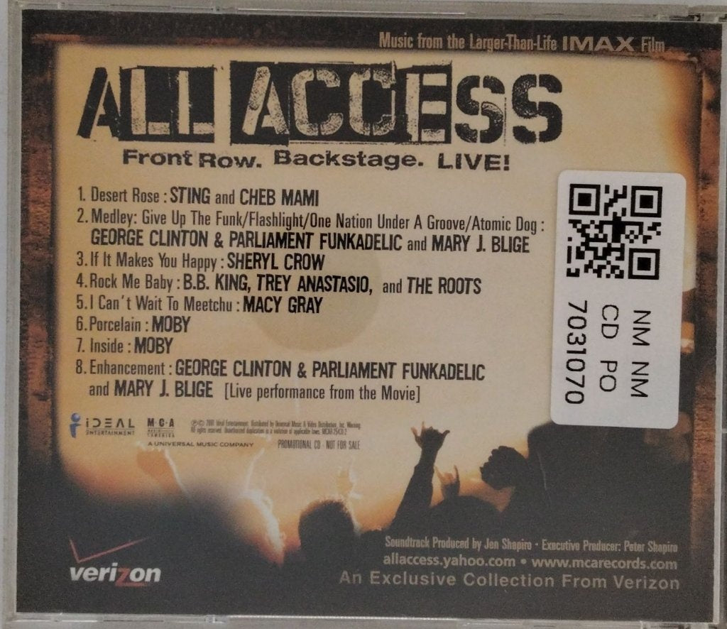 Various - All Access: Front Row. Backstage. LIVE! (CD)