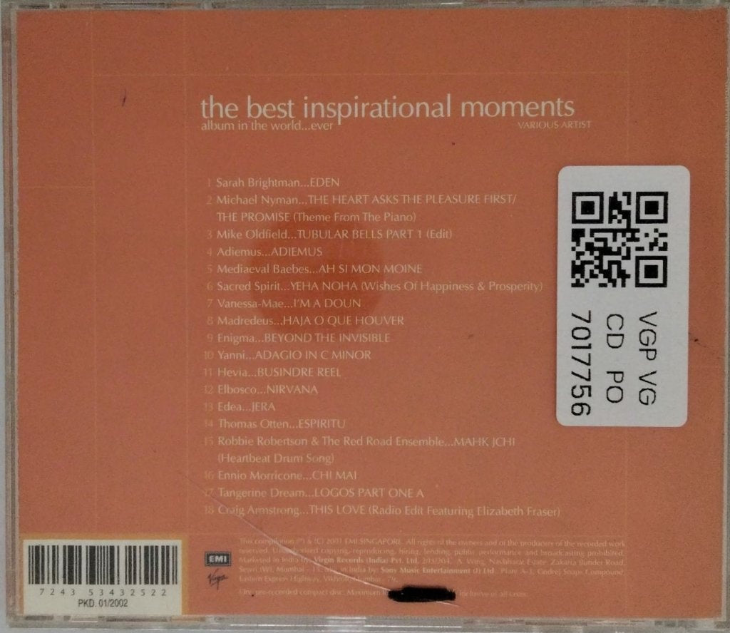 Various - the best inspirational moments (CD)