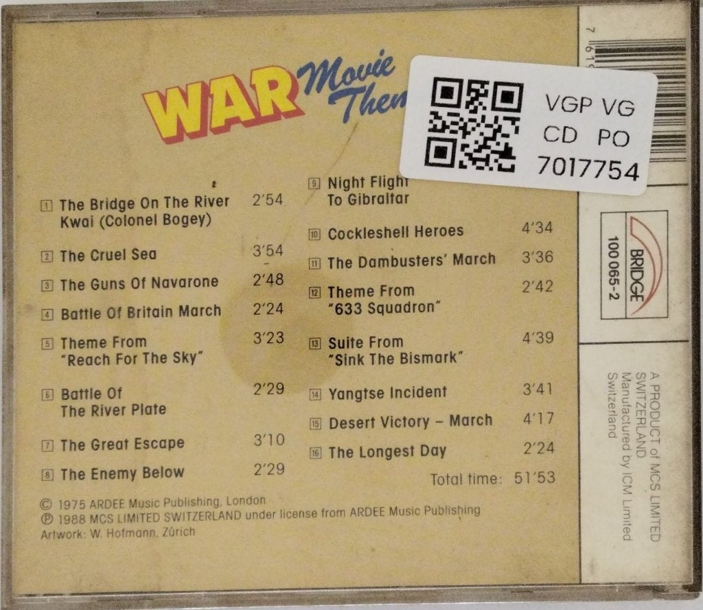 Various - War Movie Themes (CD)