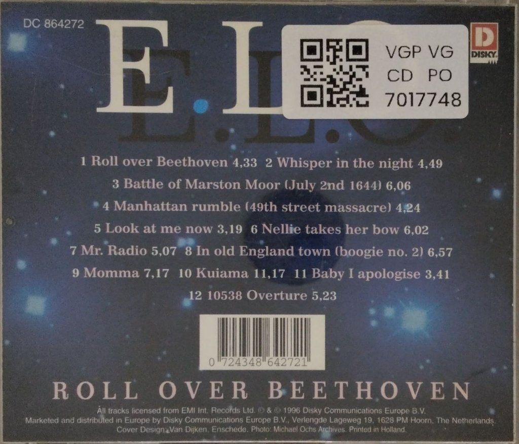 E.L.O. - Roll Over Beethoven (CD)