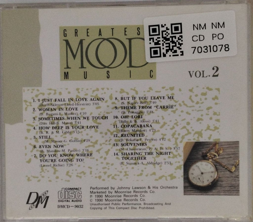Johnny Lawson & His Orchestra - Greatest Mood Music Vol. 2 (CD)
