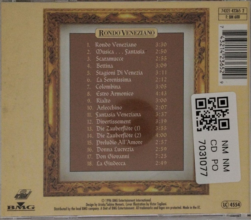 Rondo Veneziano - The Best Of Rondò Veneziano Vol. 1 (CD)