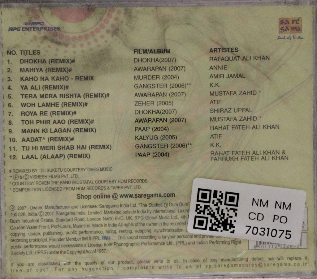 DJ Suketu - Rhythms and Grooves (CD)