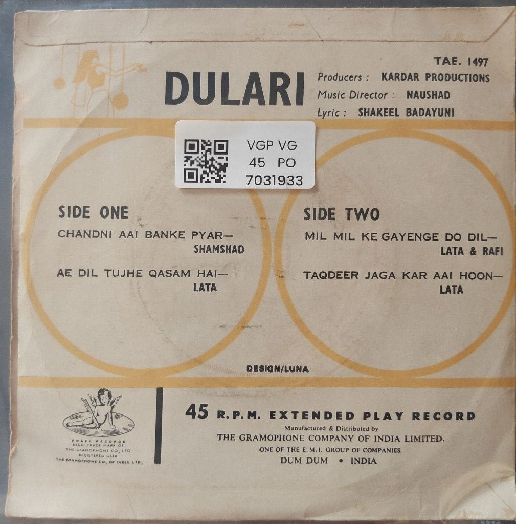 Naushad - Dulari (45-RPM)