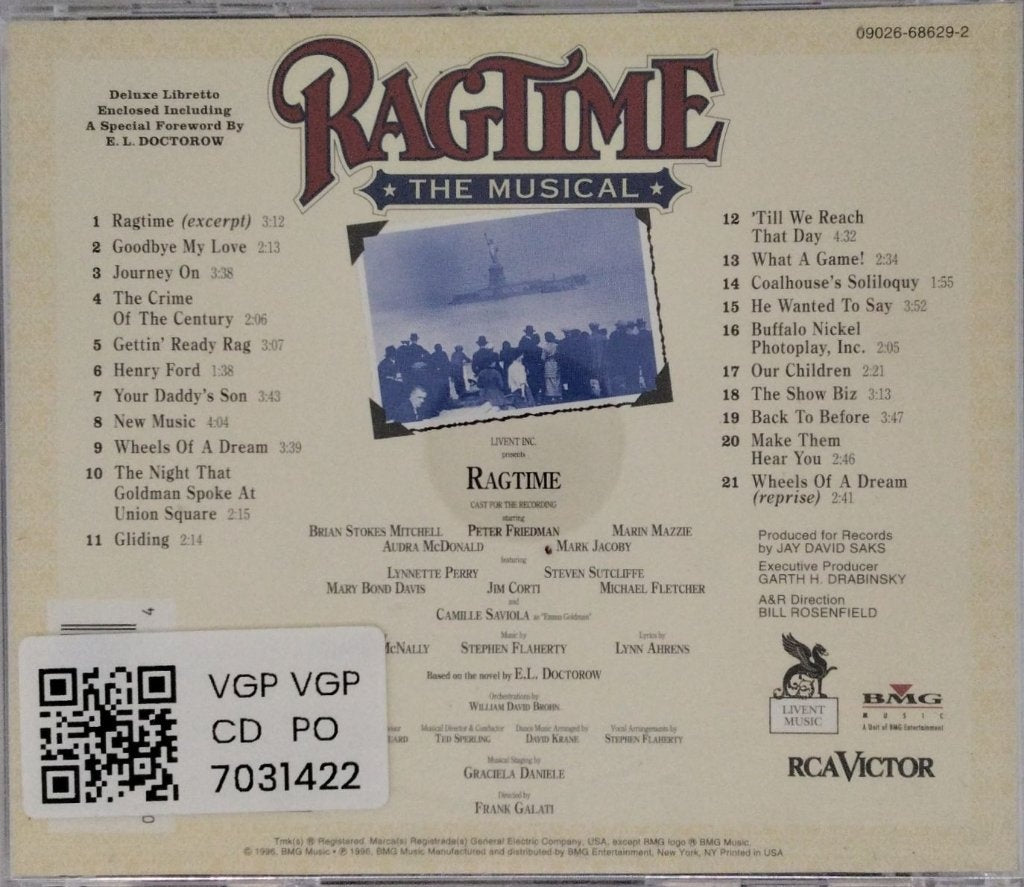 Stephen Flaherty - Songs From Ragtime The Musical (CD)