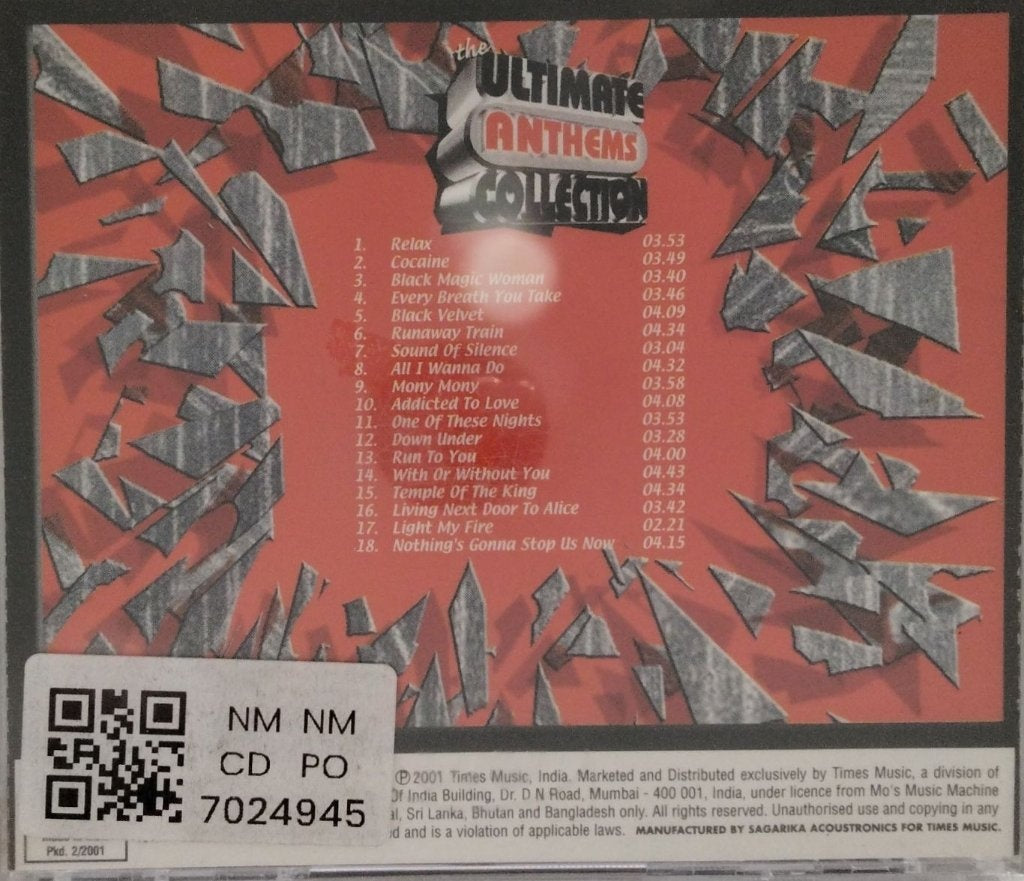 Various - The Ultimate Anthems Collection (CD)
