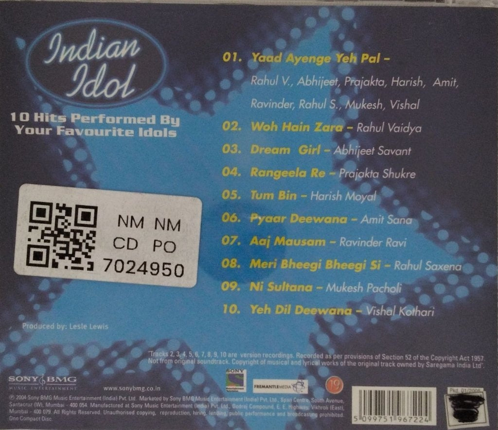 Various - Indian Idol (CD)