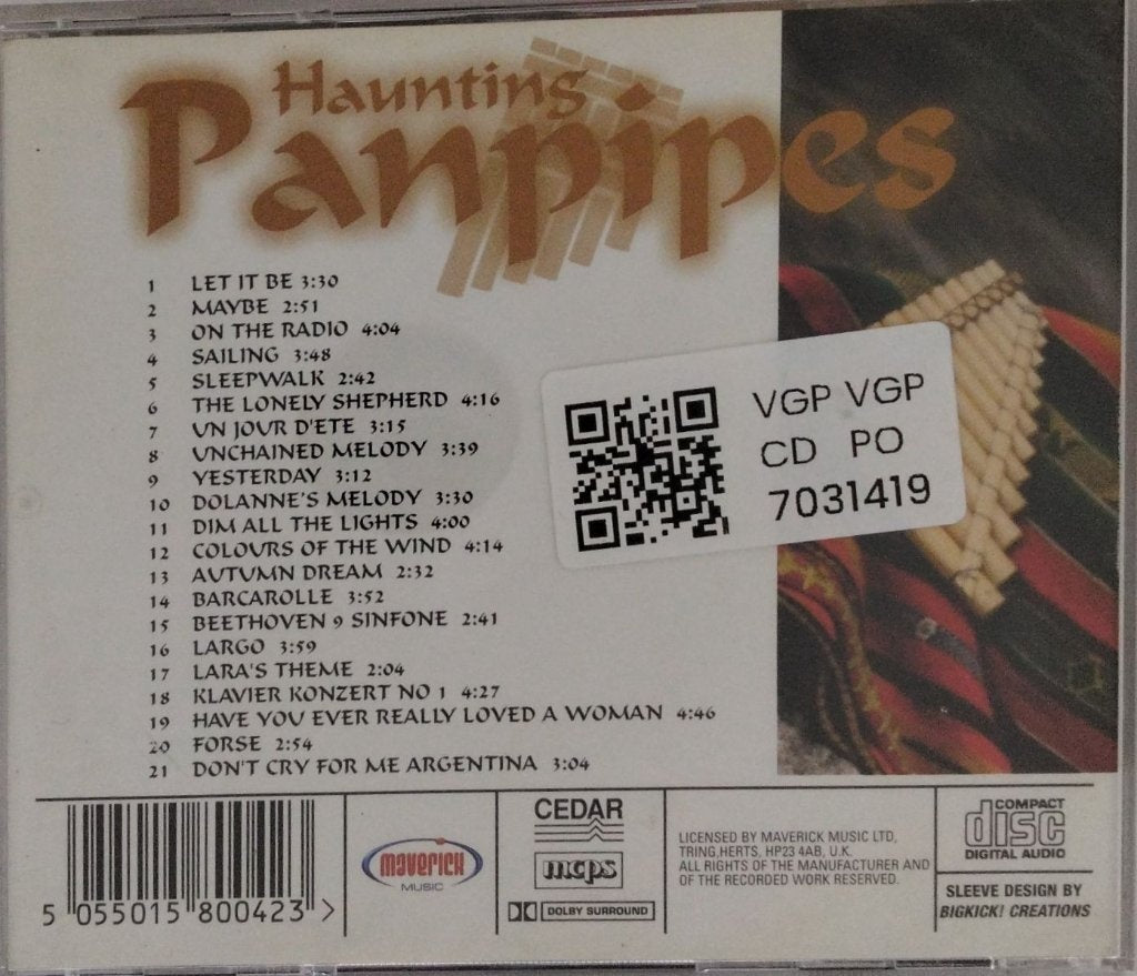 The New World Pipers - Haunting Panpipes (CD)