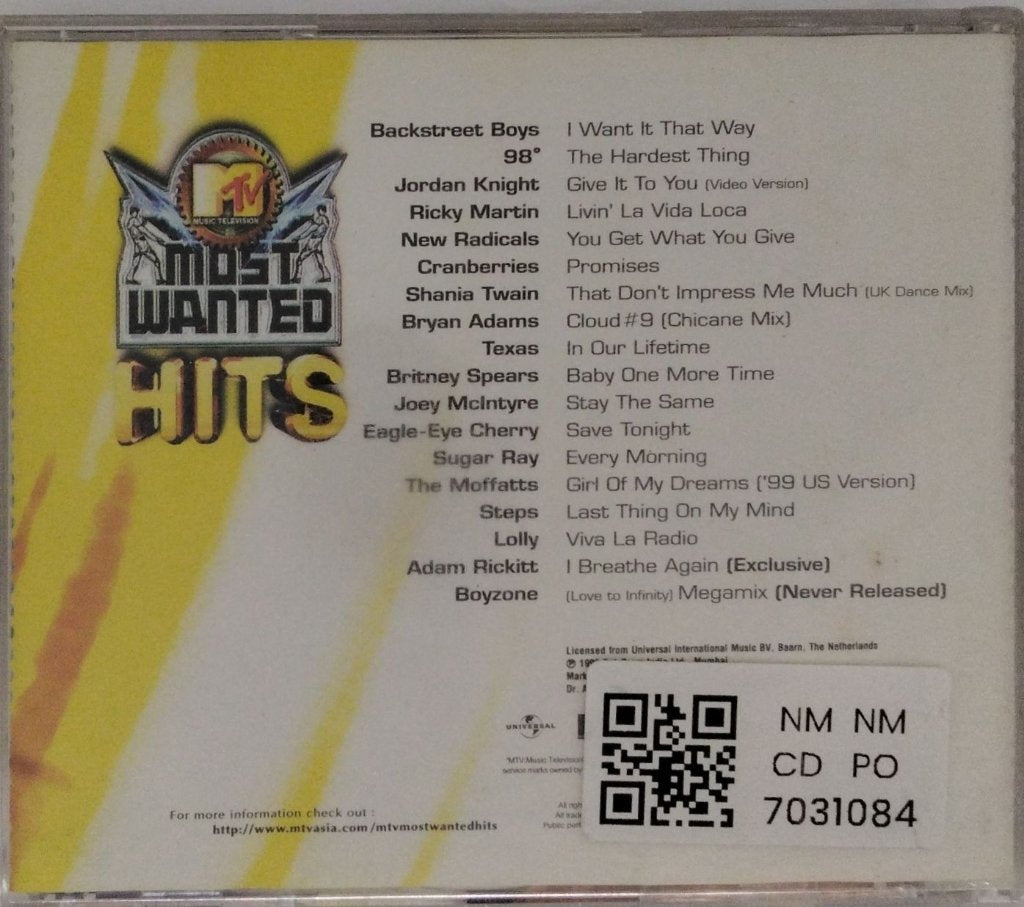 Various - MTV Most Wanted Hits (CD)