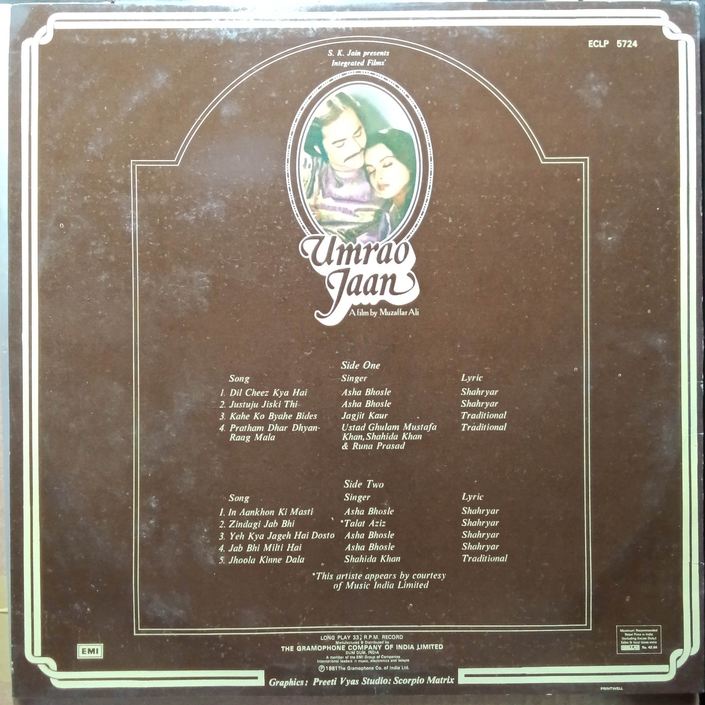 Khaiyyam - Umrao Jaan (Vinyl)