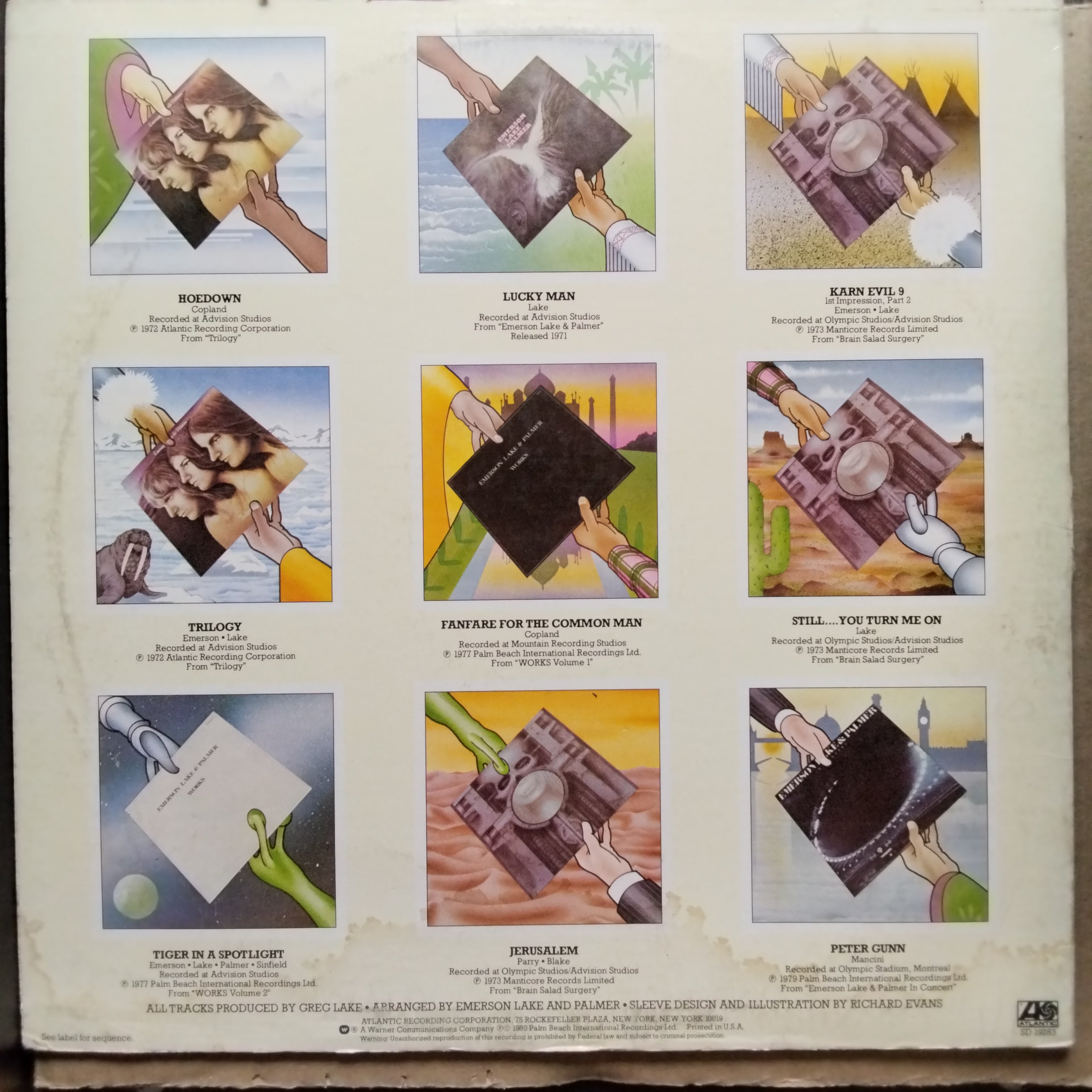 Emerson, Lake & Palmer  - The Best Of Emerson Lake & Palmer (Vinyl)