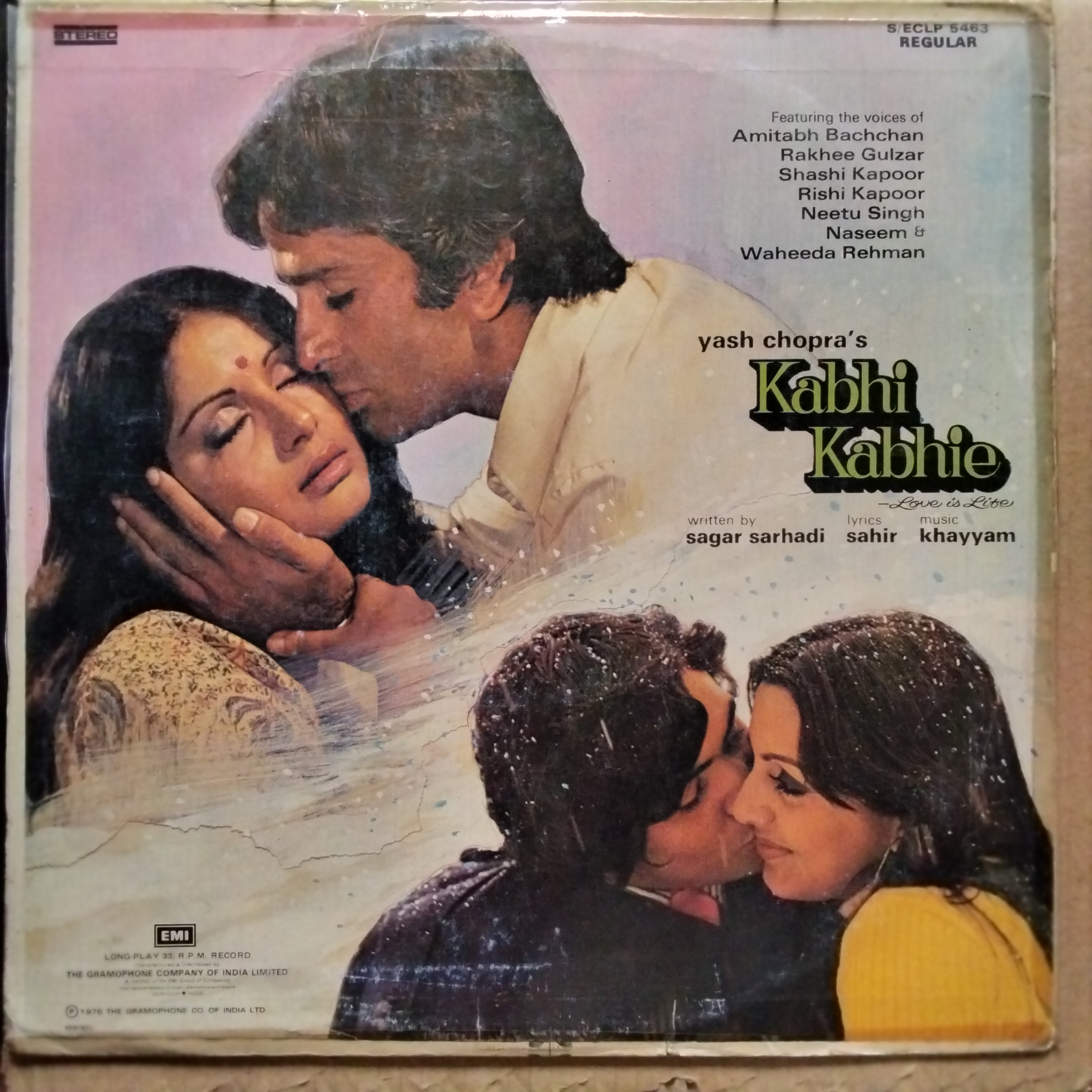 Khaiyyaam*, Sahir*, Sagar Sarhadi  - The Immortal Love Scenes Of Kabhi Kabhie (Vinyl)