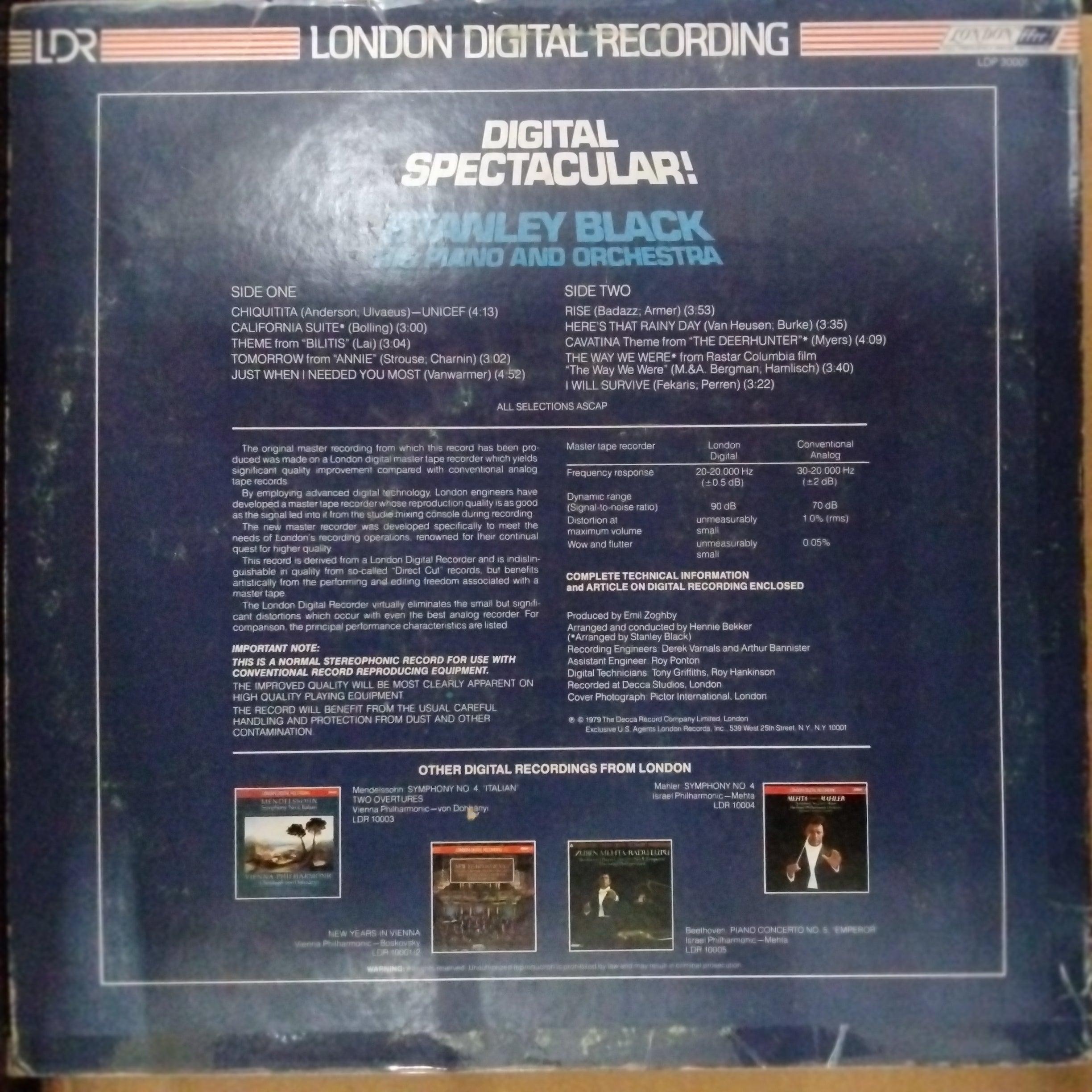 Stanley Black, His Piano And Orchestra -  Digital Spectacular (Vinyl)