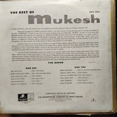 Mukesh  - The Best Of Mukesh (Vinyl)